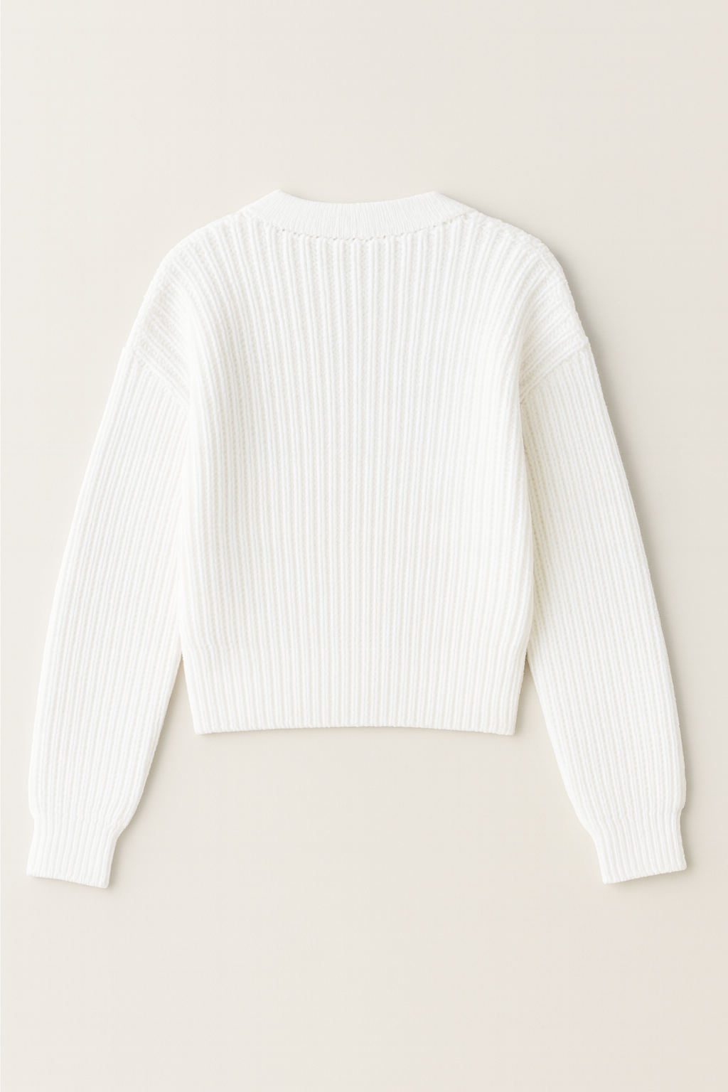 Open Front Knit Cropped Cardigan