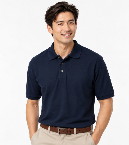 Adult Cotton Polo T-shirt