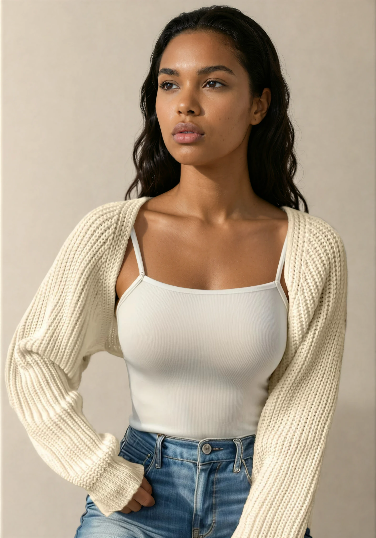 Knitted Bolero Cardigan