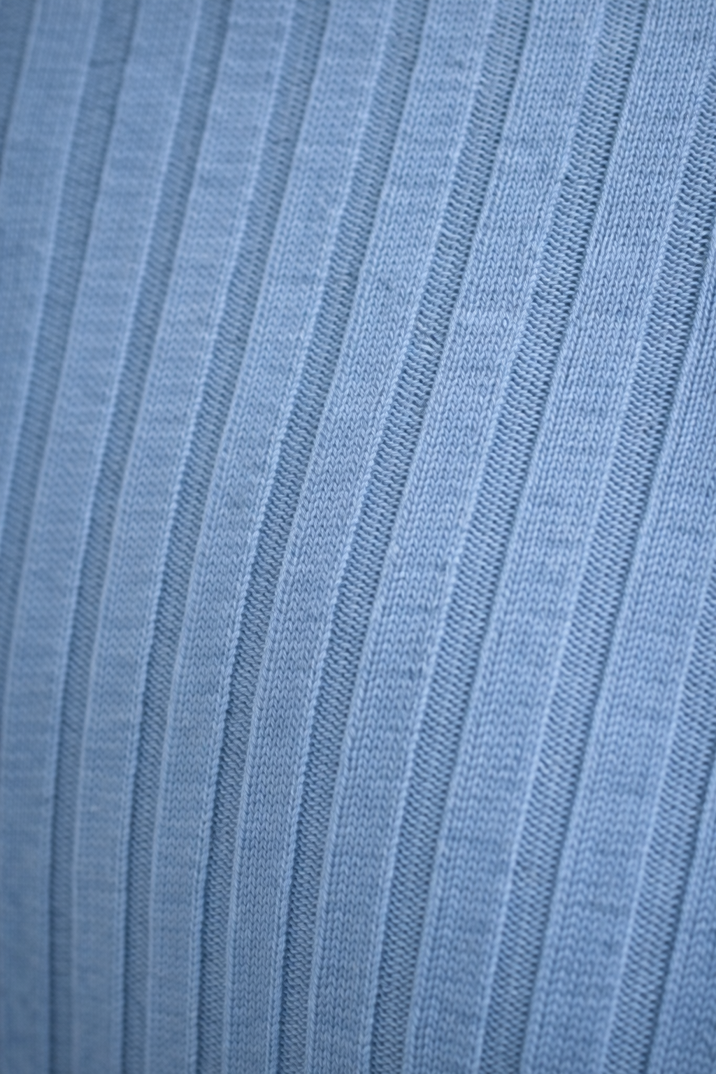 Ribbed Polo Long Sleeve Top