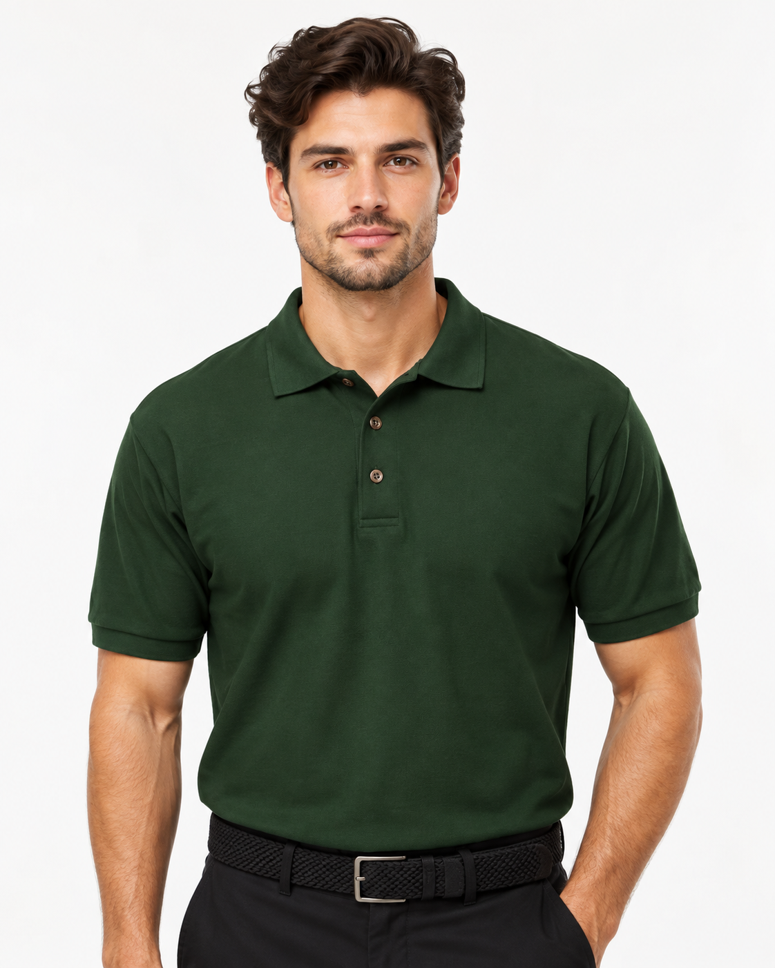 Adult Cotton Polo T-shirt